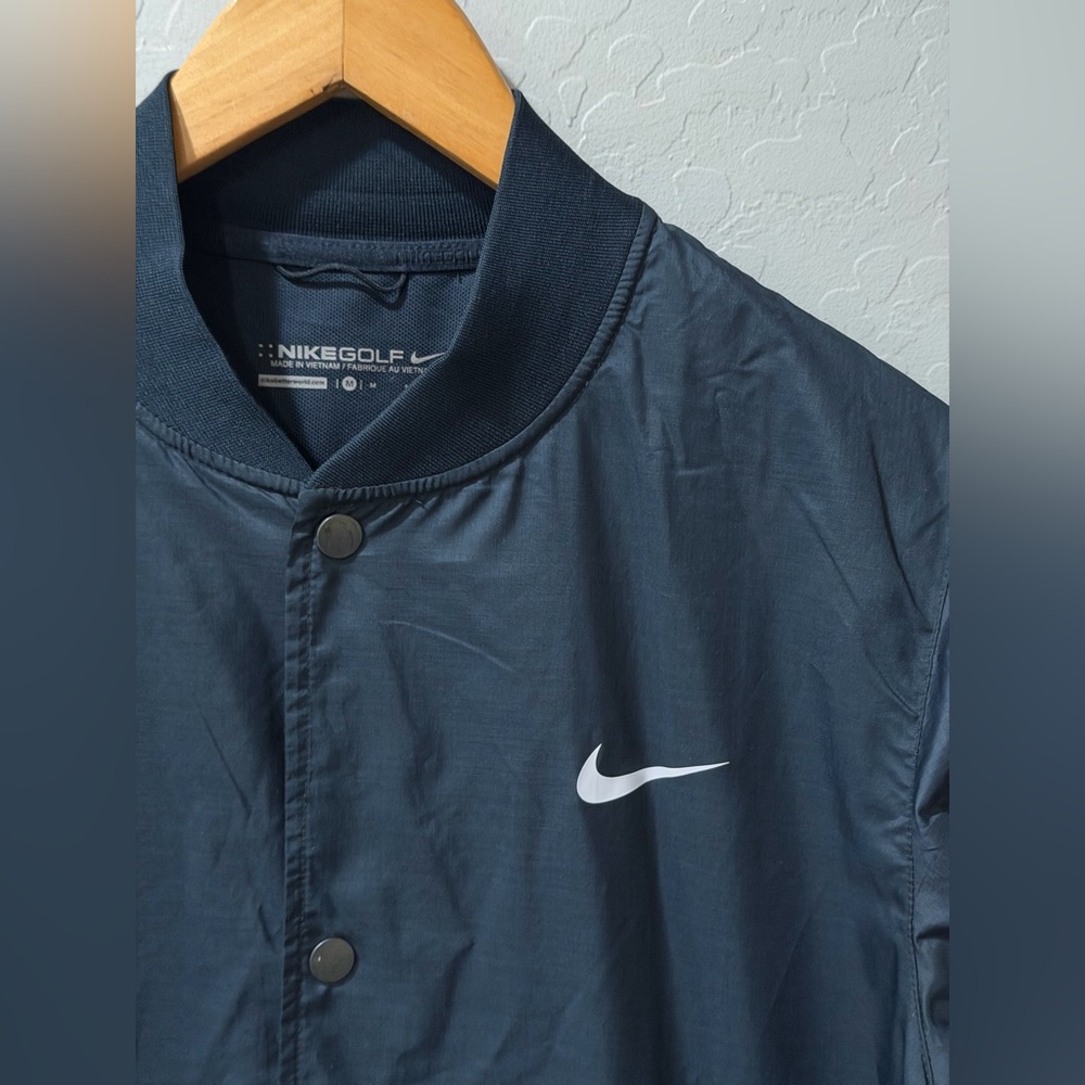 Nike Golf Coach‎ Jacket Windbreaker Lightweight Medium Bin 2 - Picture 2 of 6